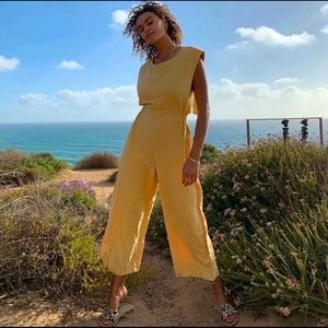 Honey Linen Free People Jumper